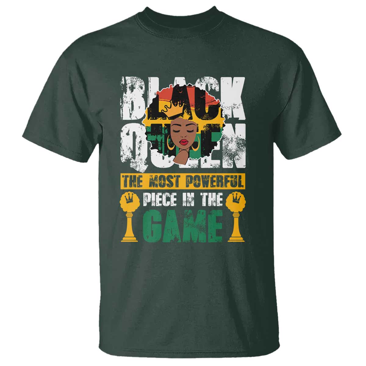 Black Queen T Shirt The Most Powerful Piece In The Game Afro Melanin
