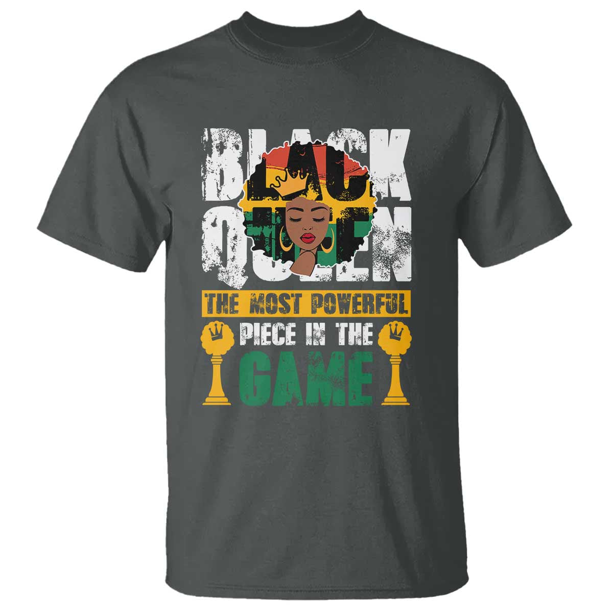Black Queen T Shirt The Most Powerful Piece In The Game Afro Melanin