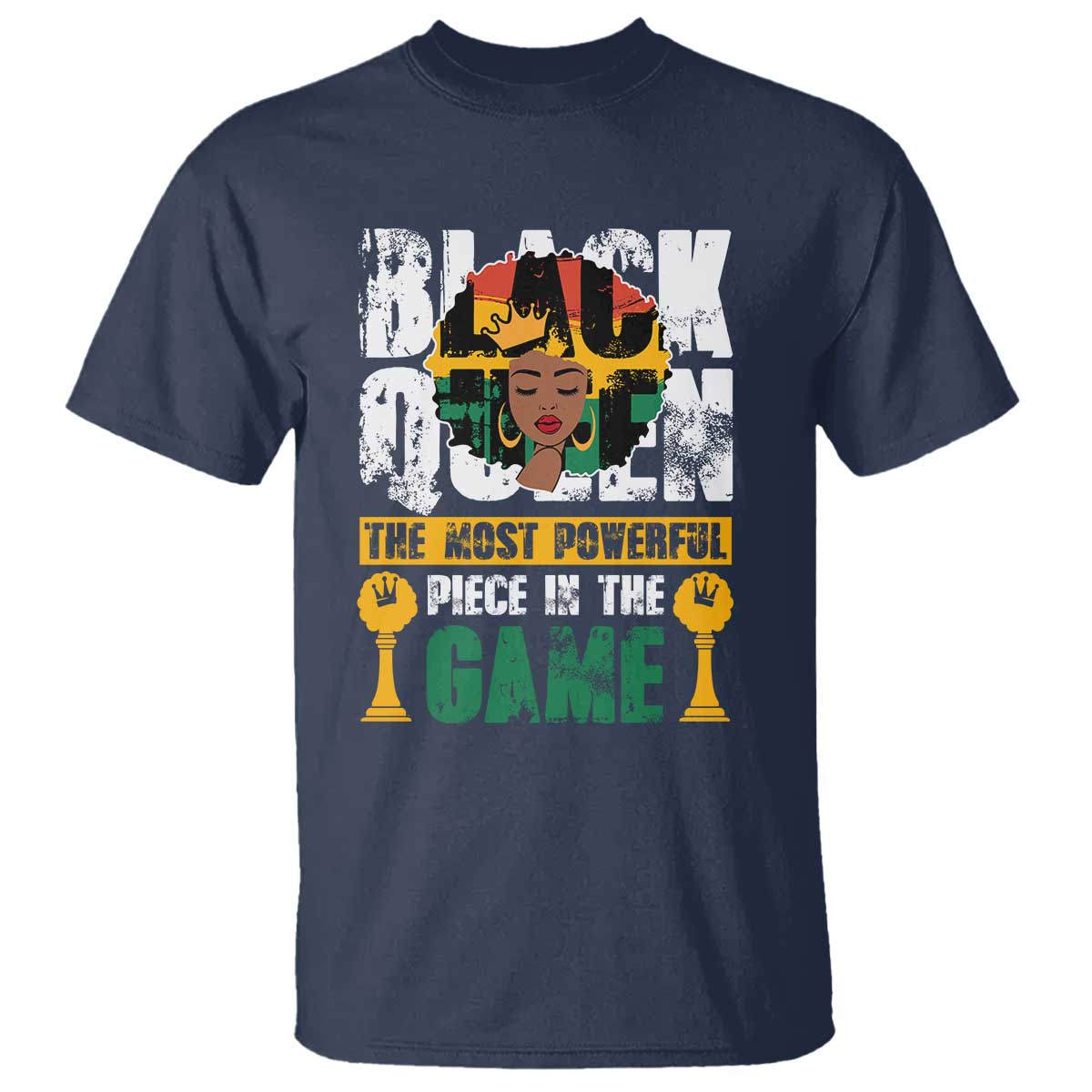 Black Queen T Shirt The Most Powerful Piece In The Game Afro Melanin
