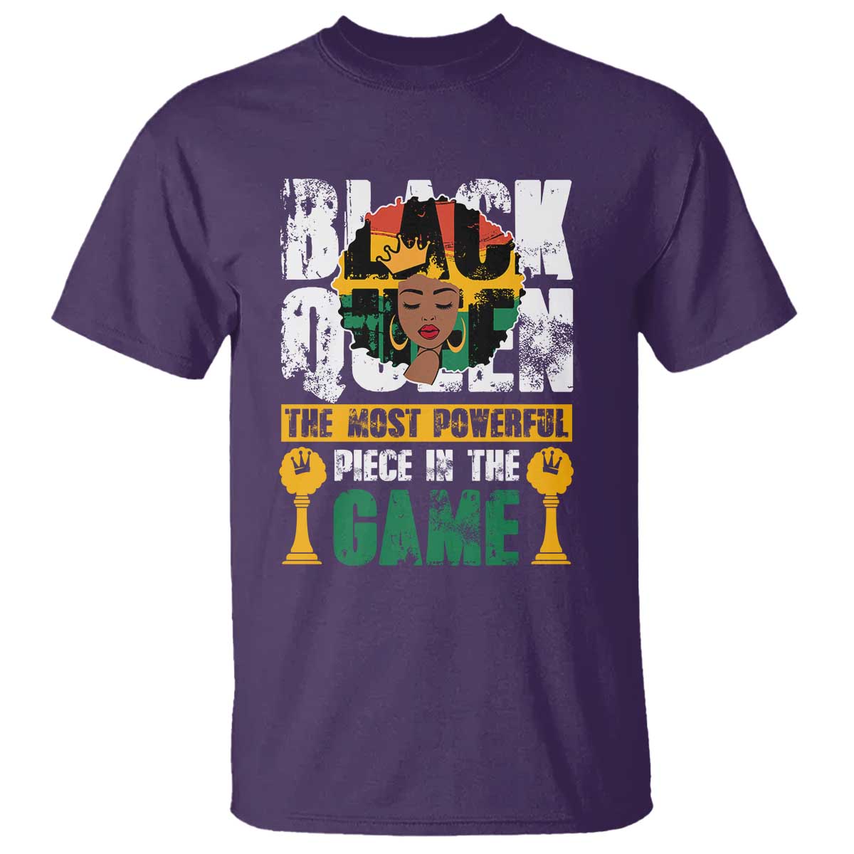 Black Queen T Shirt The Most Powerful Piece In The Game Afro Melanin