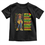 I Am Black Child Locd Girl Toddler T Shirt African Pride Black History Month