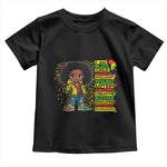 I Am Black Child Afro Girl Toddler T Shirt African American Pride Black History Month