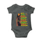 I Am Black Woman With Locd Baby Onesie African Pride Black History Month