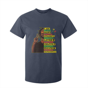 I Am Black Man With Locd T Shirt For Kid Cool African Pride Black History Month