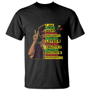 I Am Black Woman Afro T Shirt African American Pride Black History Month