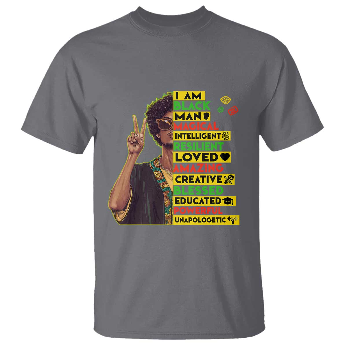 I Am Black Woman Afro T Shirt African American Pride Black History Month