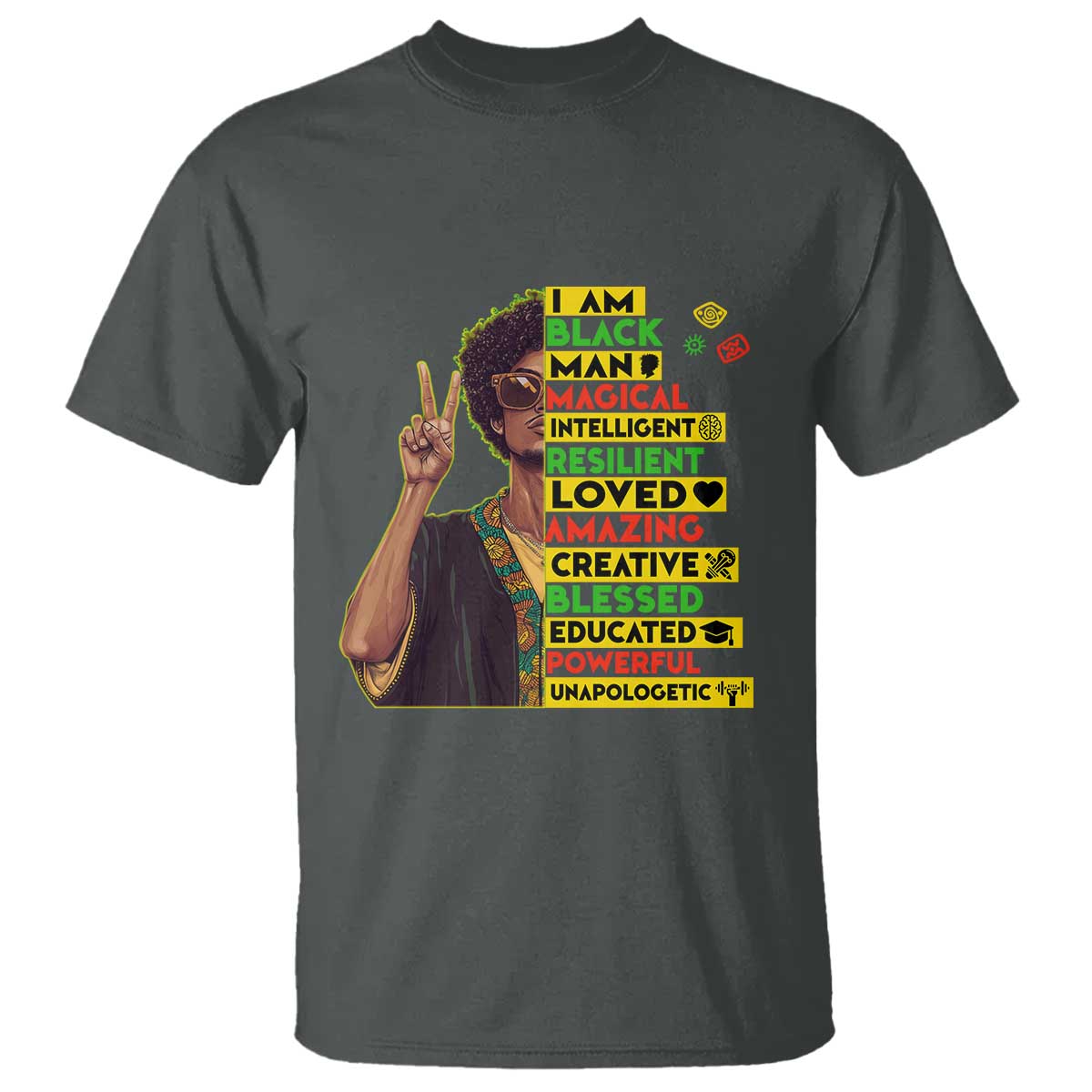 I Am Black Woman Afro T Shirt African American Pride Black History Month