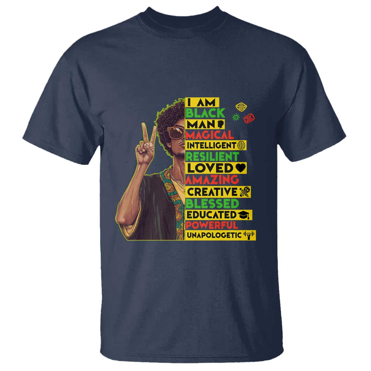 I Am Black Woman Afro T Shirt African American Pride Black History Month