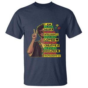 I Am Black Woman Afro T Shirt African American Pride Black History Month