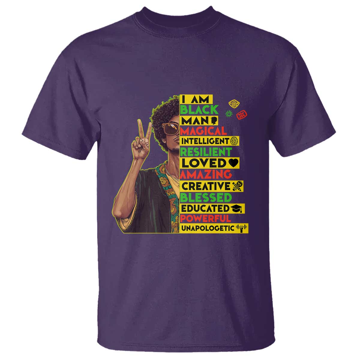 I Am Black Woman Afro T Shirt African American Pride Black History Month