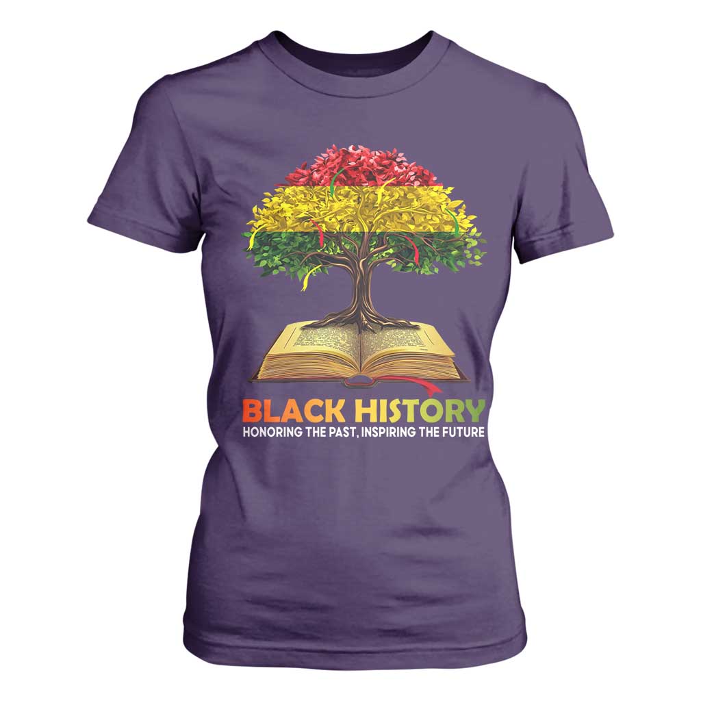 African Roots Pride T Shirt For Women Honoring The Past Inspiring The Future Black History Month