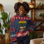 African Roots Pride Knit Sweatshirt Honoring The Past Inspiring The Future Black History Month