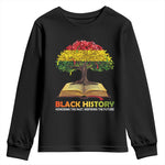 African Roots Pride Youth Sweatshirt Honoring The Past Inspiring The Future Black History Month