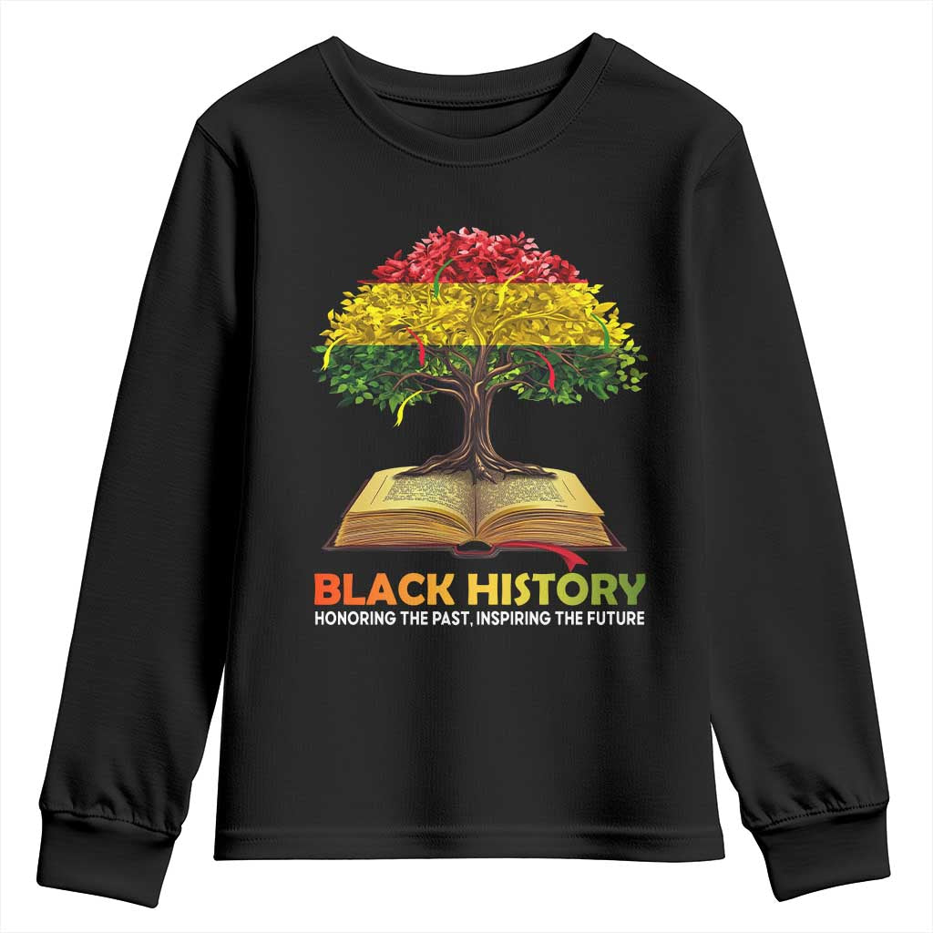 African Roots Pride Youth Sweatshirt Honoring The Past Inspiring The Future Black History Month