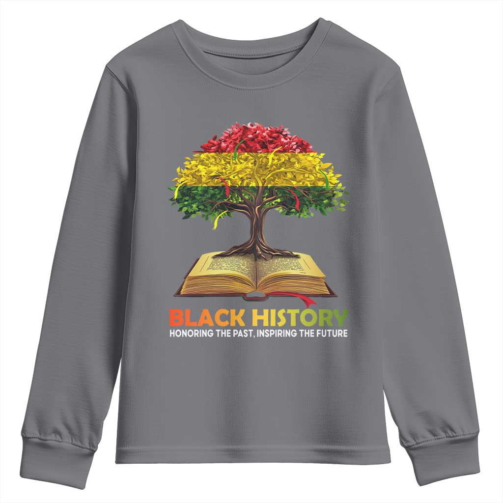 African Roots Pride Youth Sweatshirt Honoring The Past Inspiring The Future Black History Month
