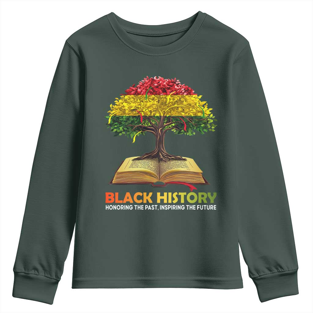 African Roots Pride Youth Sweatshirt Honoring The Past Inspiring The Future Black History Month