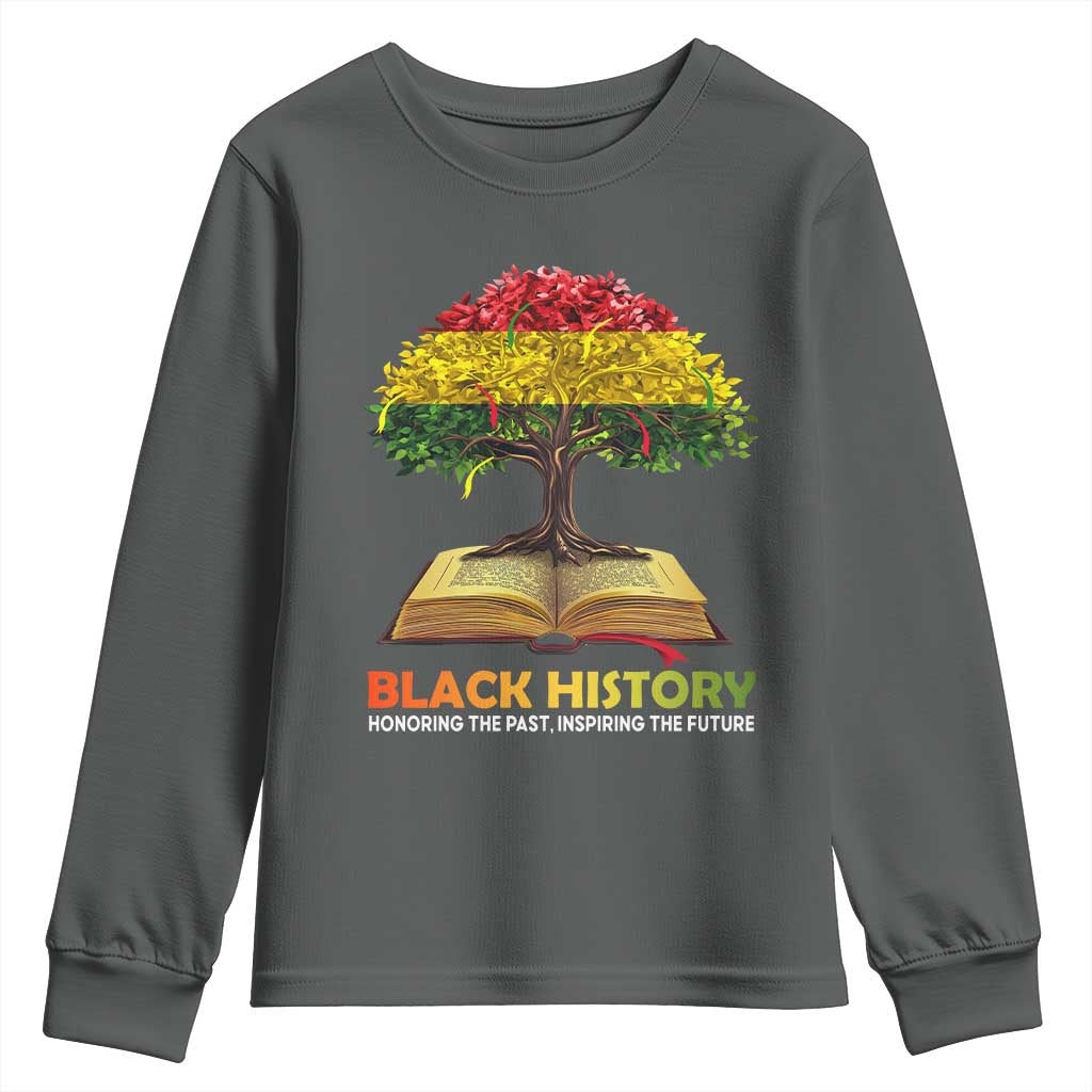 African Roots Pride Youth Sweatshirt Honoring The Past Inspiring The Future Black History Month