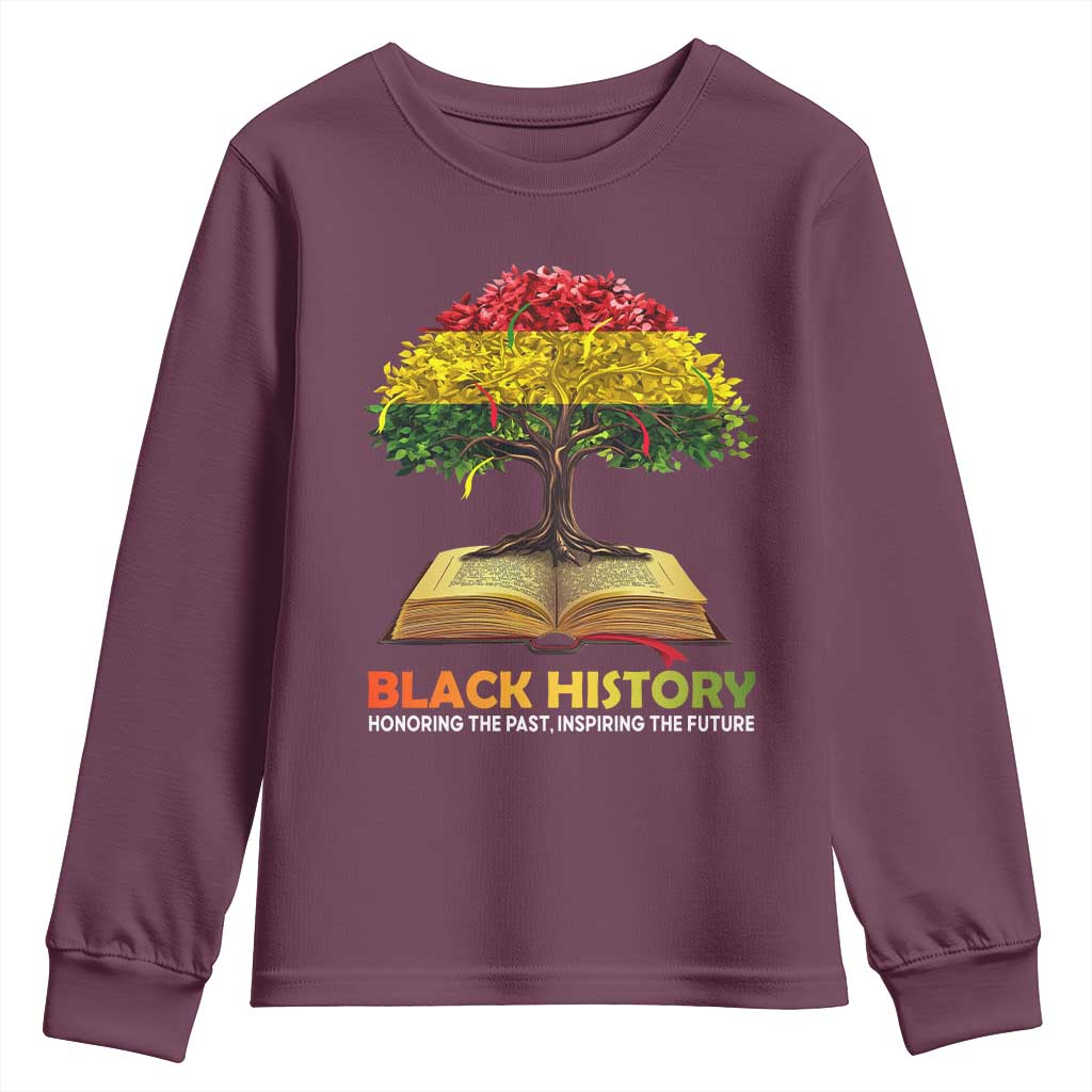 African Roots Pride Youth Sweatshirt Honoring The Past Inspiring The Future Black History Month