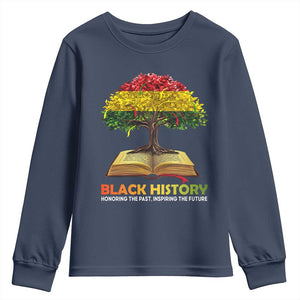 African Roots Pride Youth Sweatshirt Honoring The Past Inspiring The Future Black History Month