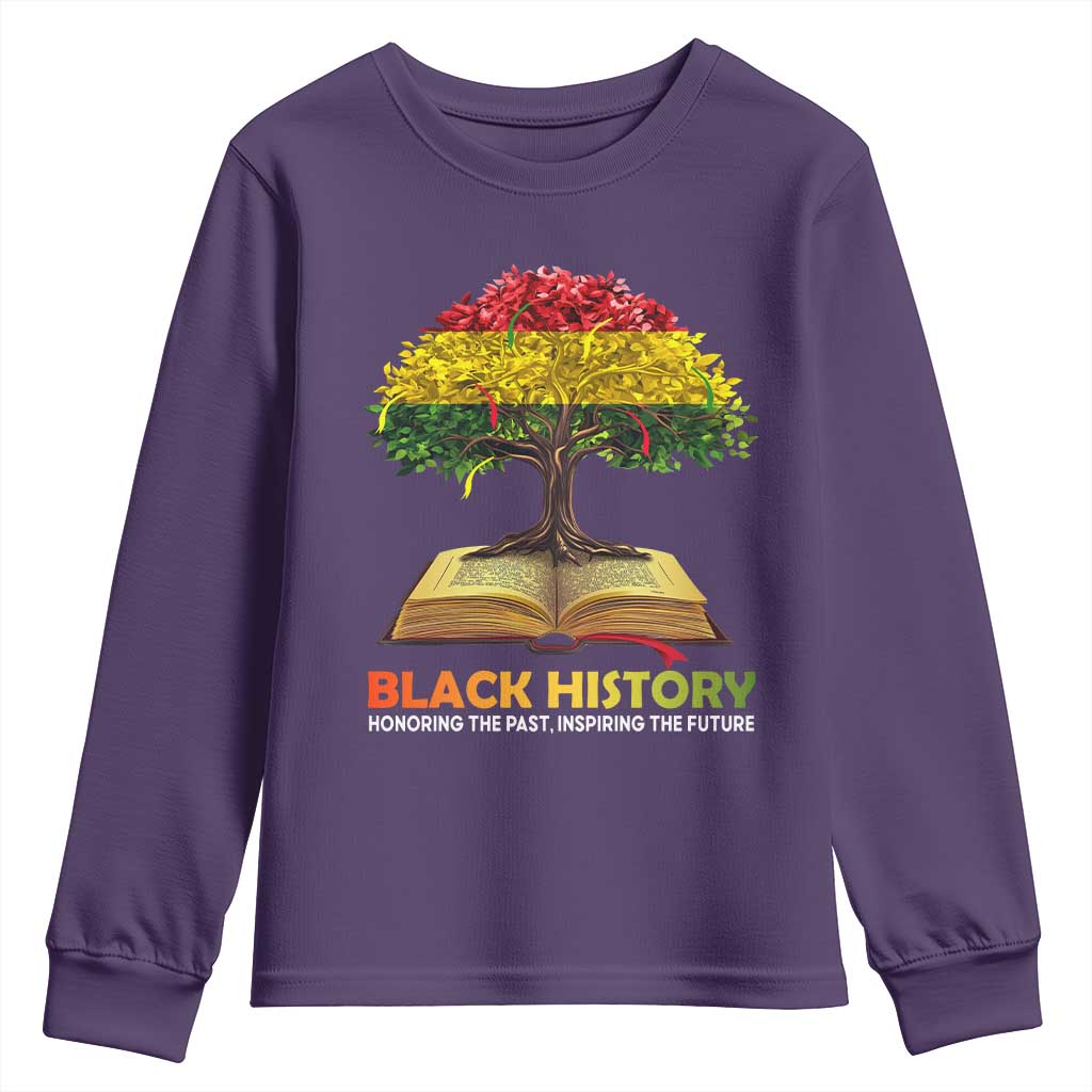 African Roots Pride Youth Sweatshirt Honoring The Past Inspiring The Future Black History Month