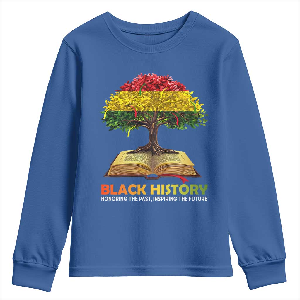 African Roots Pride Youth Sweatshirt Honoring The Past Inspiring The Future Black History Month