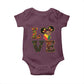I Am Black Child Cute Girl Baby Onesie LOVE Black History Month Strong African Pride