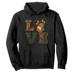 I Am Black Child Cute Girl Hoodie LOVE Black History Month Strong African Pride