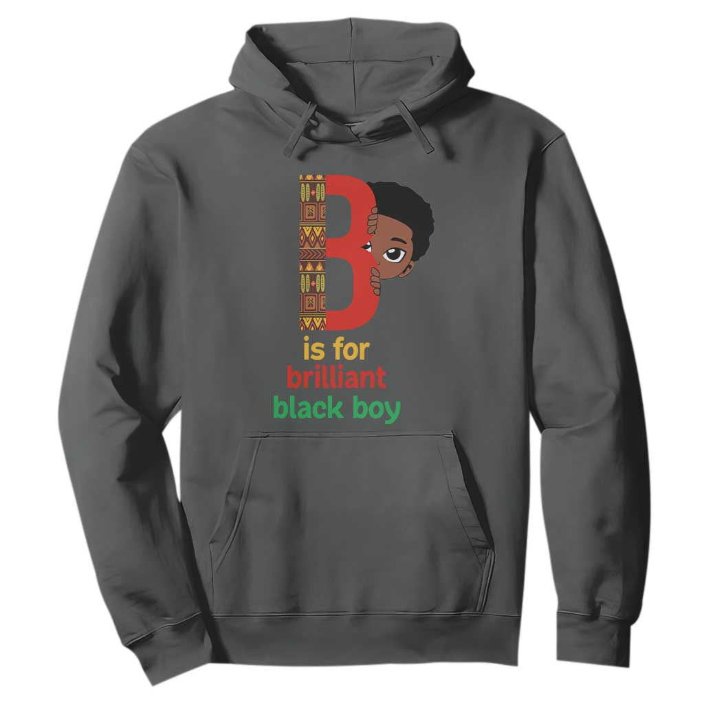 Black History Month Boy Hoodie B Is For Brilliant HBCU Education