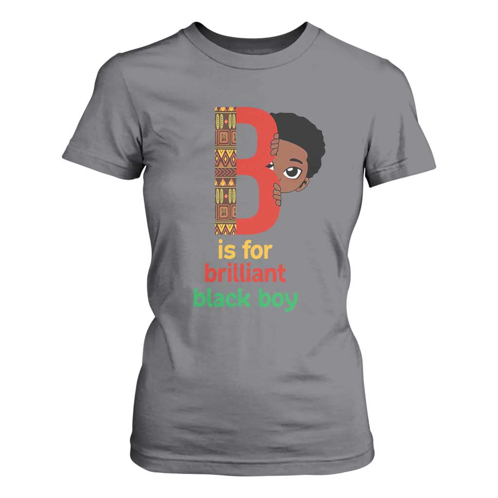 Black History Month Boy T Shirt For Women B Is For Brilliant HBCU Education