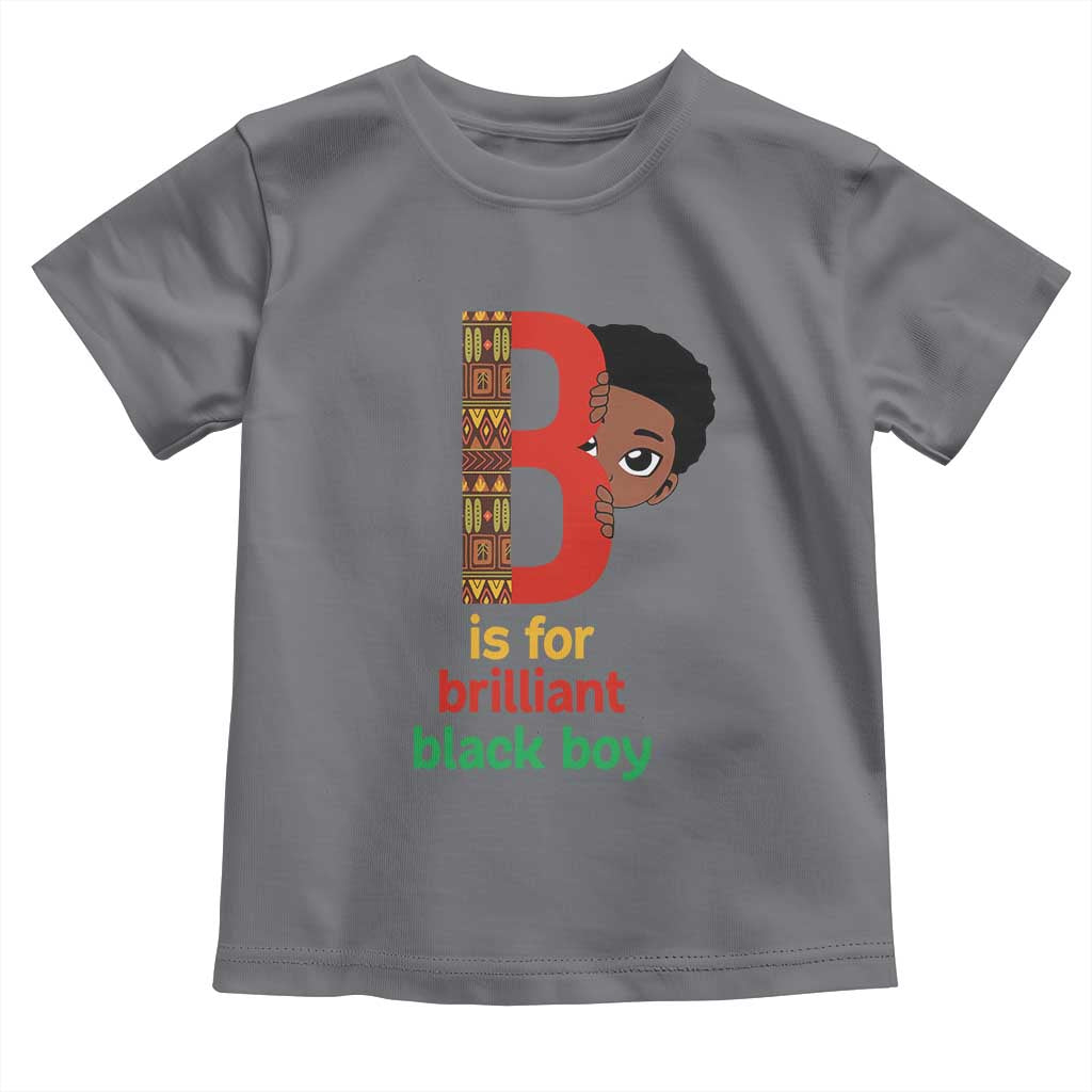Black History Month Boy Toddler T Shirt B Is For Brilliant HBCU Education
