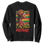 I Am Black History Sweatshirt African Pride Woman