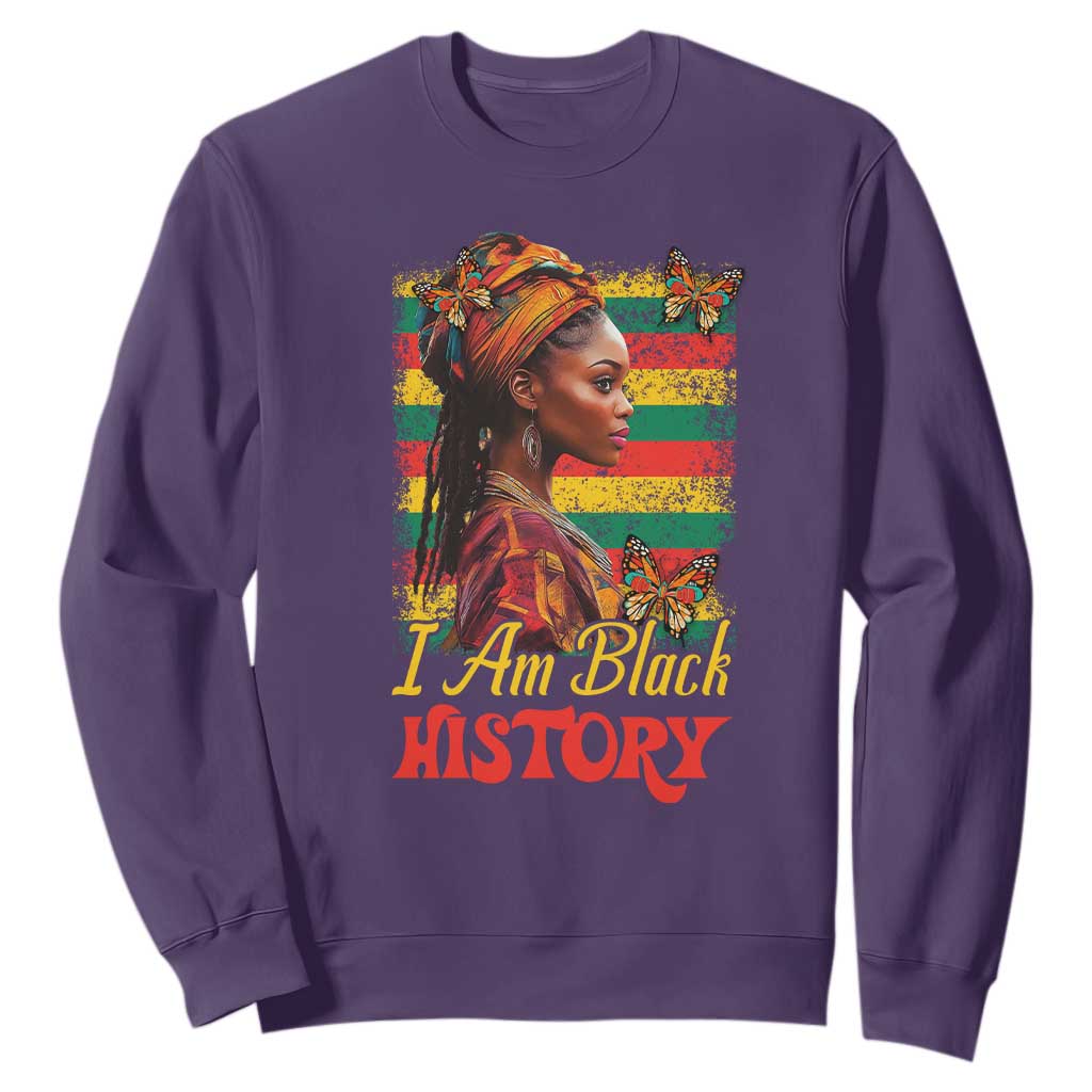 I Am Black History Sweatshirt African Pride Woman