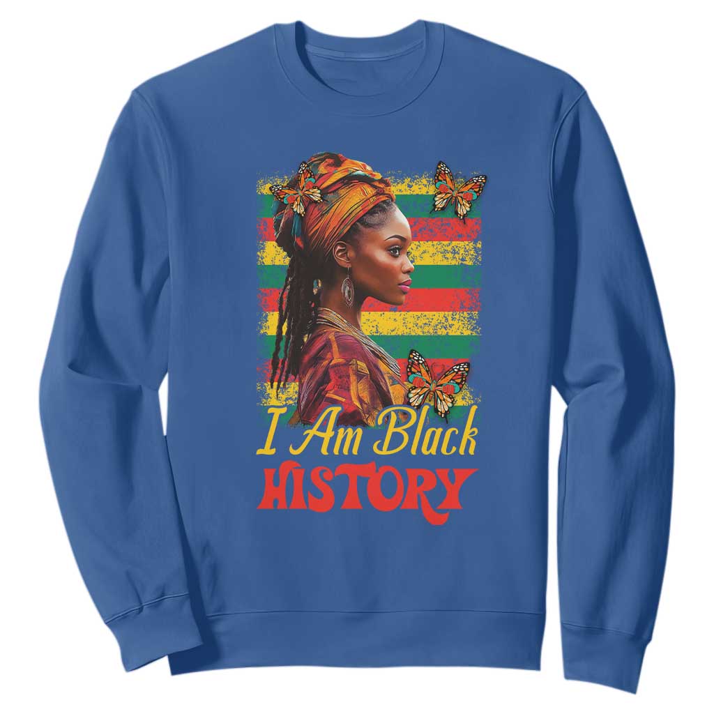 I Am Black History Sweatshirt African Pride Woman