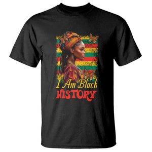 I Am Black History T Shirt African Pride Woman