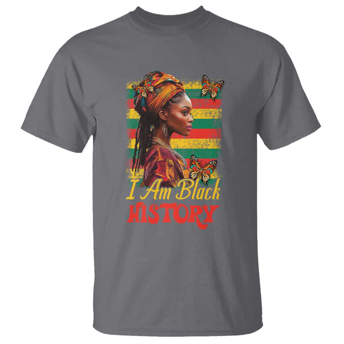 I Am Black History T Shirt African Pride Woman