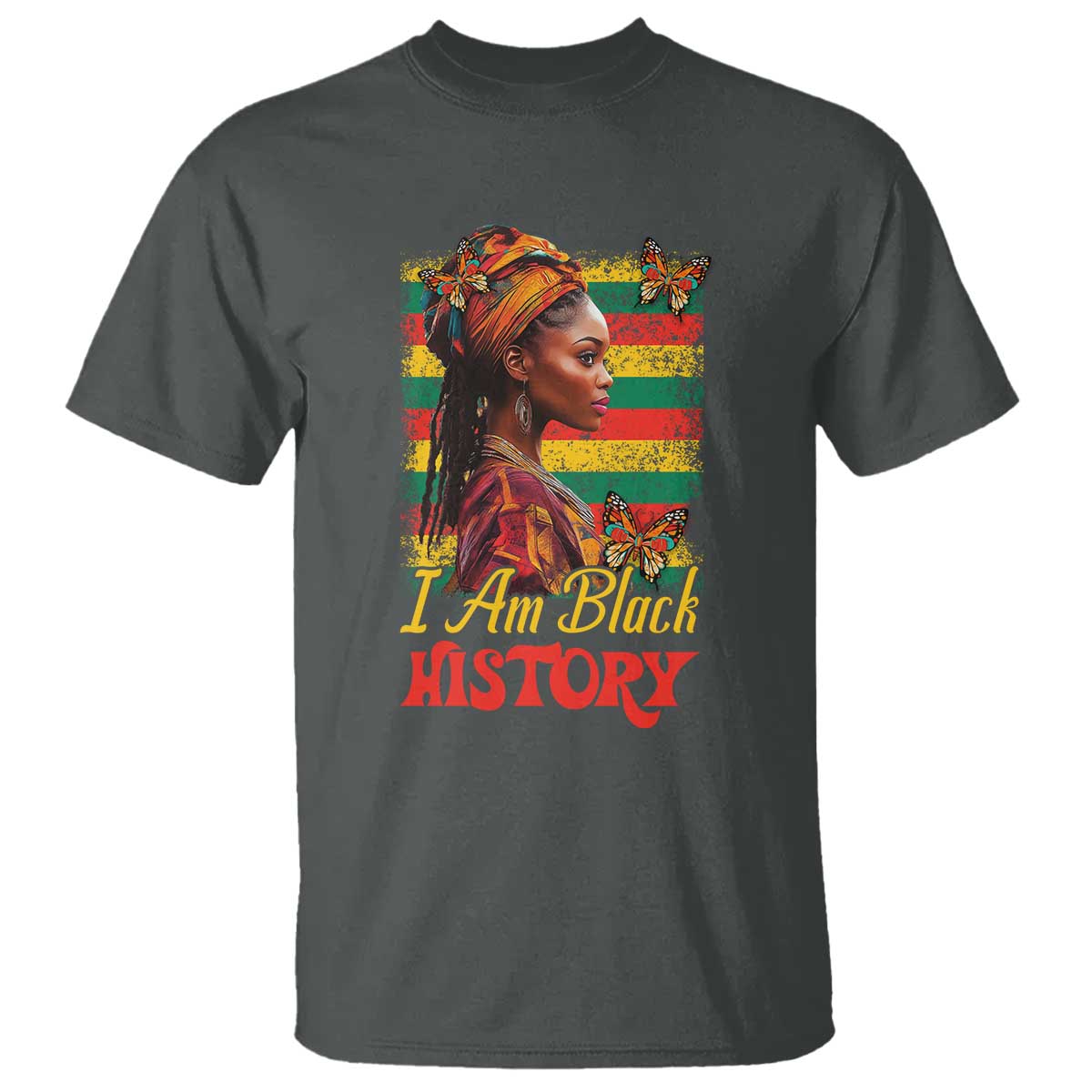 I Am Black History T Shirt African Pride Woman