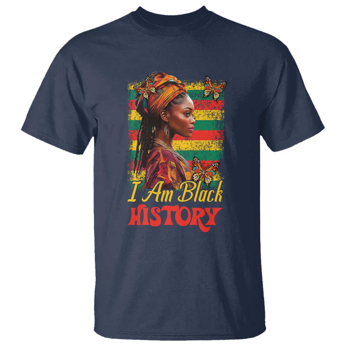 I Am Black History T Shirt African Pride Woman