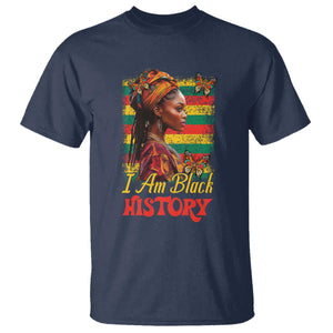 I Am Black History T Shirt African Pride Woman