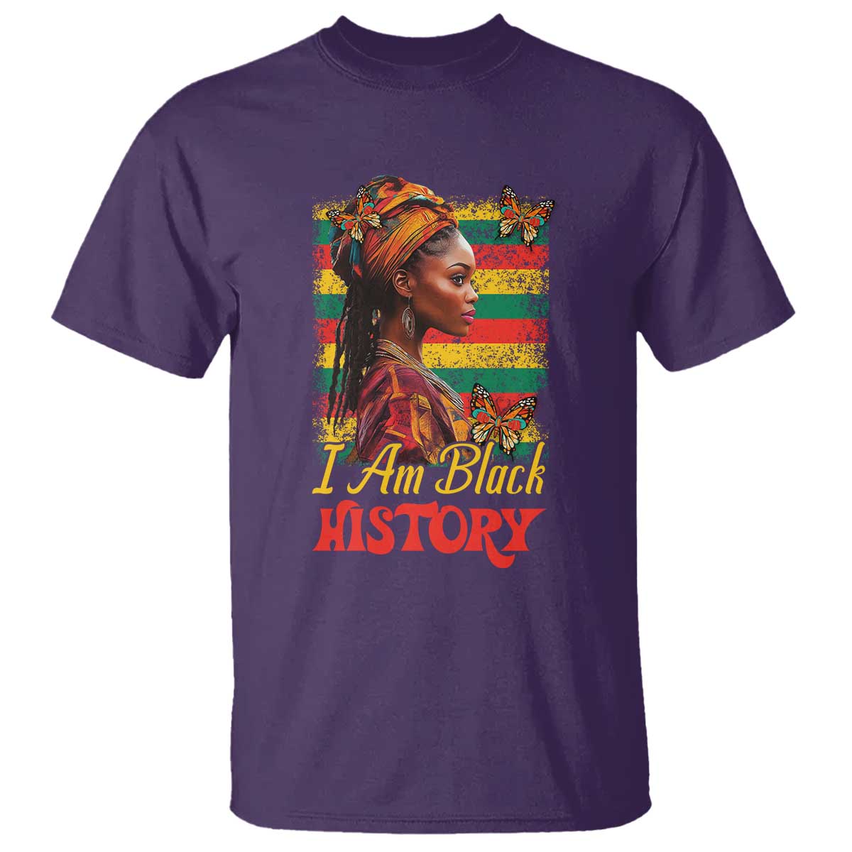 I Am Black History T Shirt African Pride Woman