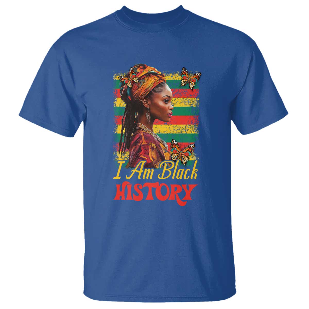 I Am Black History T Shirt African Pride Woman