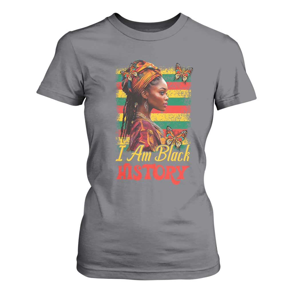 I Am Black History T Shirt For Women African Pride Woman