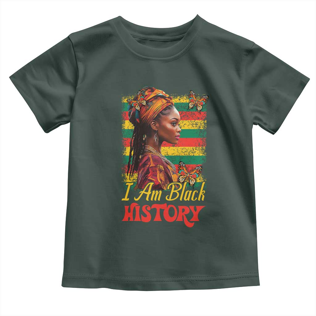 I Am Black History Toddler T Shirt African Pride Woman