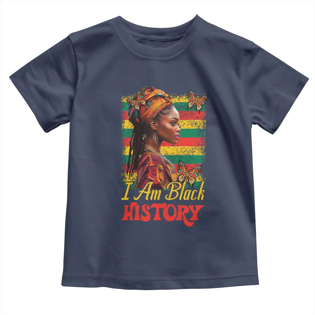 I Am Black History Toddler T Shirt African Pride Woman