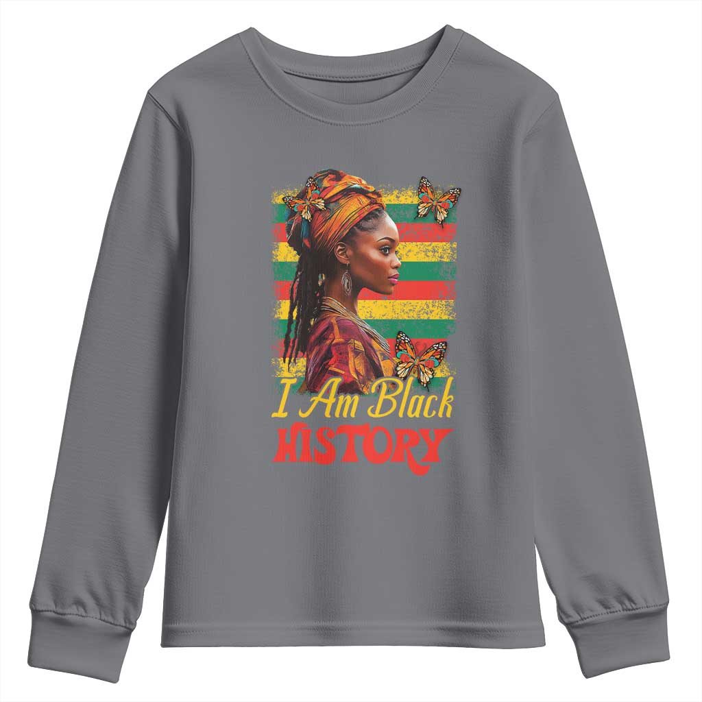 I Am Black History Youth Sweatshirt African Pride Woman