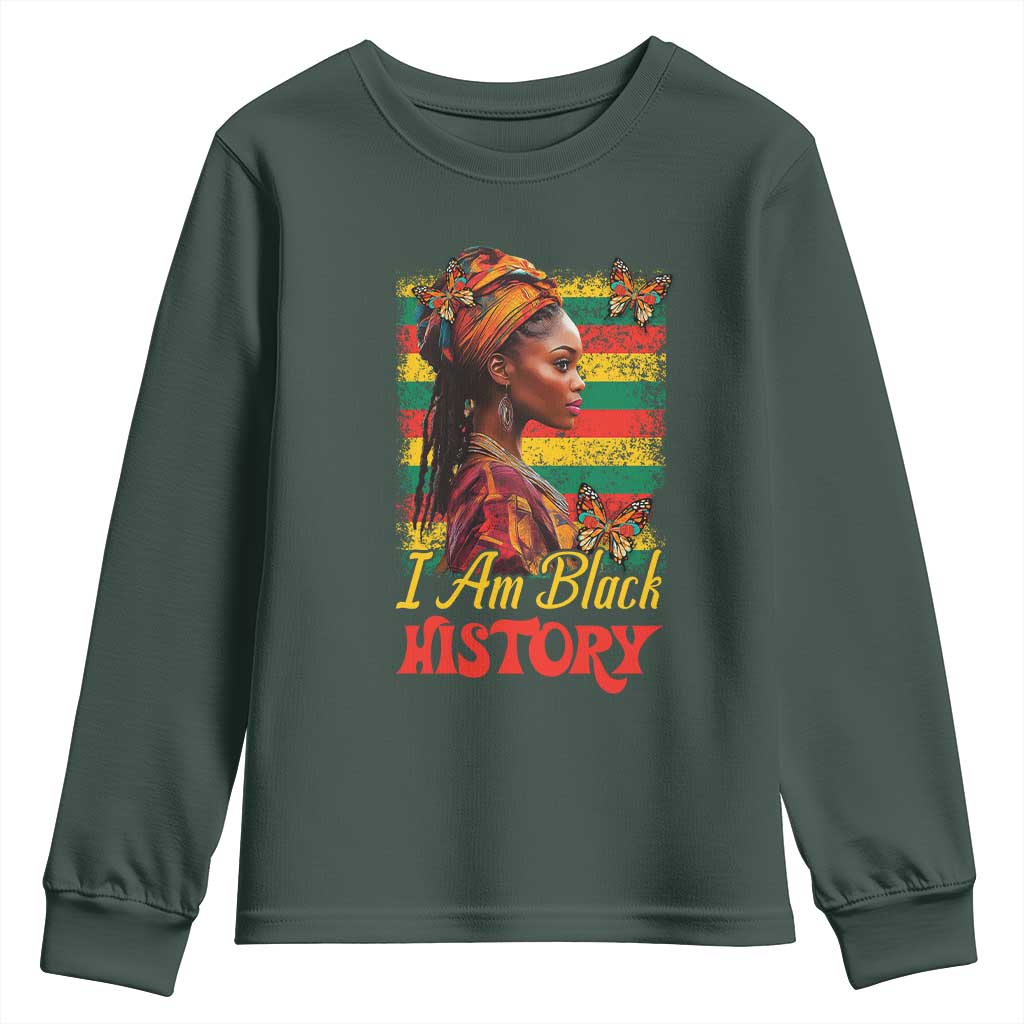 I Am Black History Youth Sweatshirt African Pride Woman