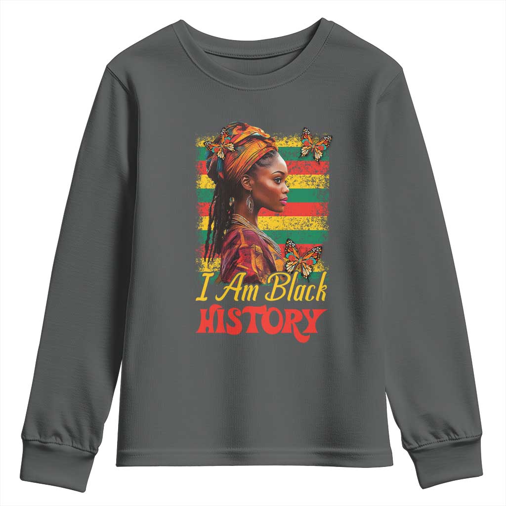 I Am Black History Youth Sweatshirt African Pride Woman