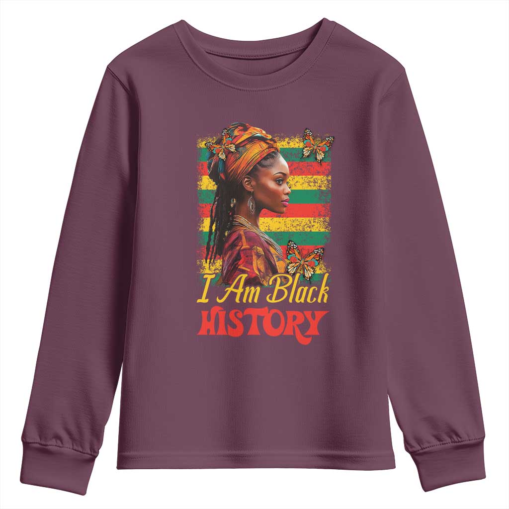 I Am Black History Youth Sweatshirt African Pride Woman