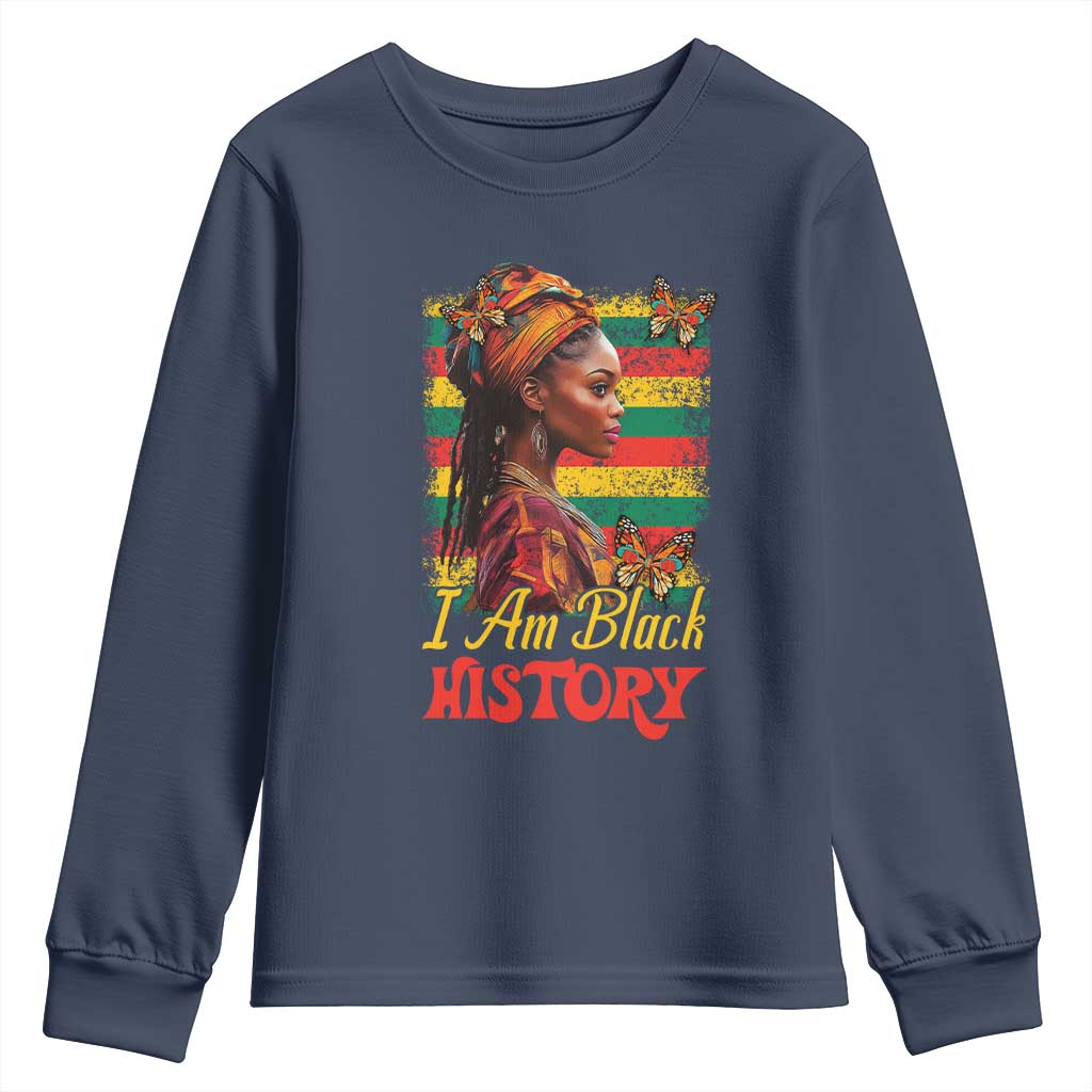 I Am Black History Youth Sweatshirt African Pride Woman