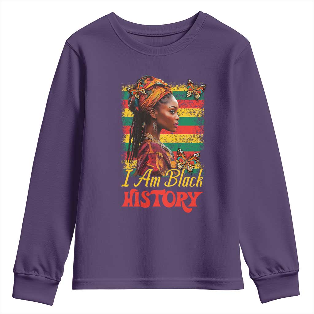 I Am Black History Youth Sweatshirt African Pride Woman