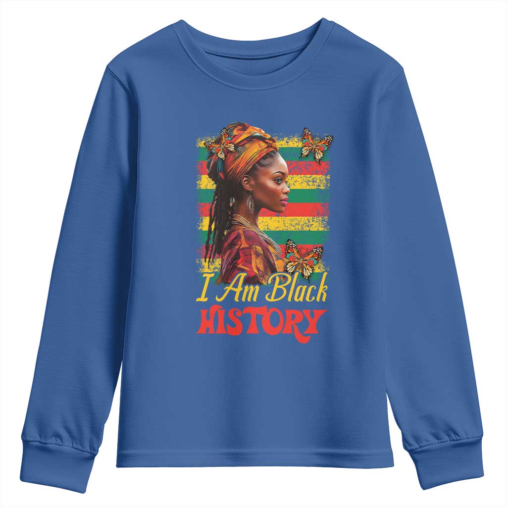 I Am Black History Youth Sweatshirt African Pride Woman